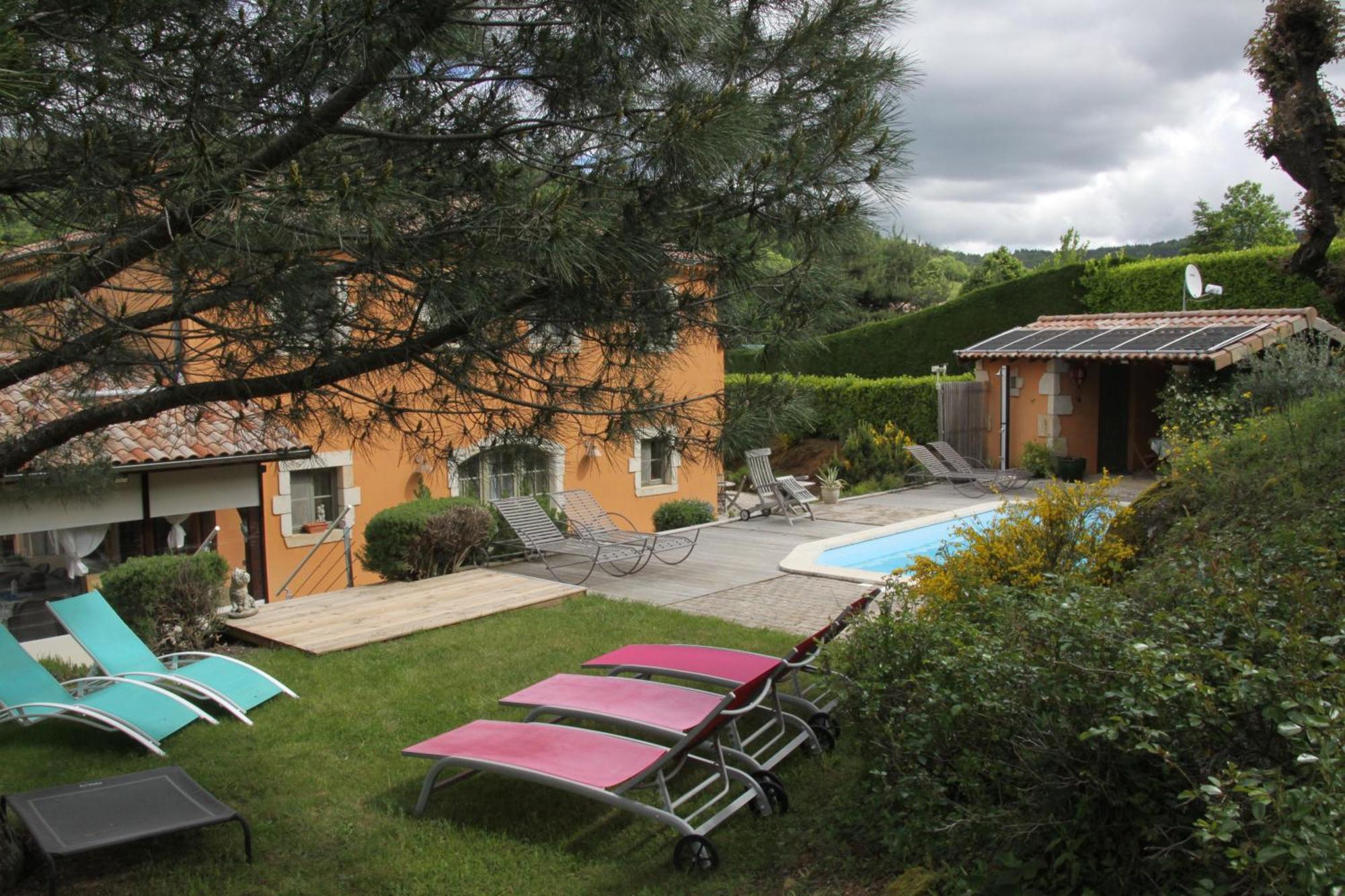 Bed and Breakfast La Bastide De Fontaille Saint-Félicien Esterno foto