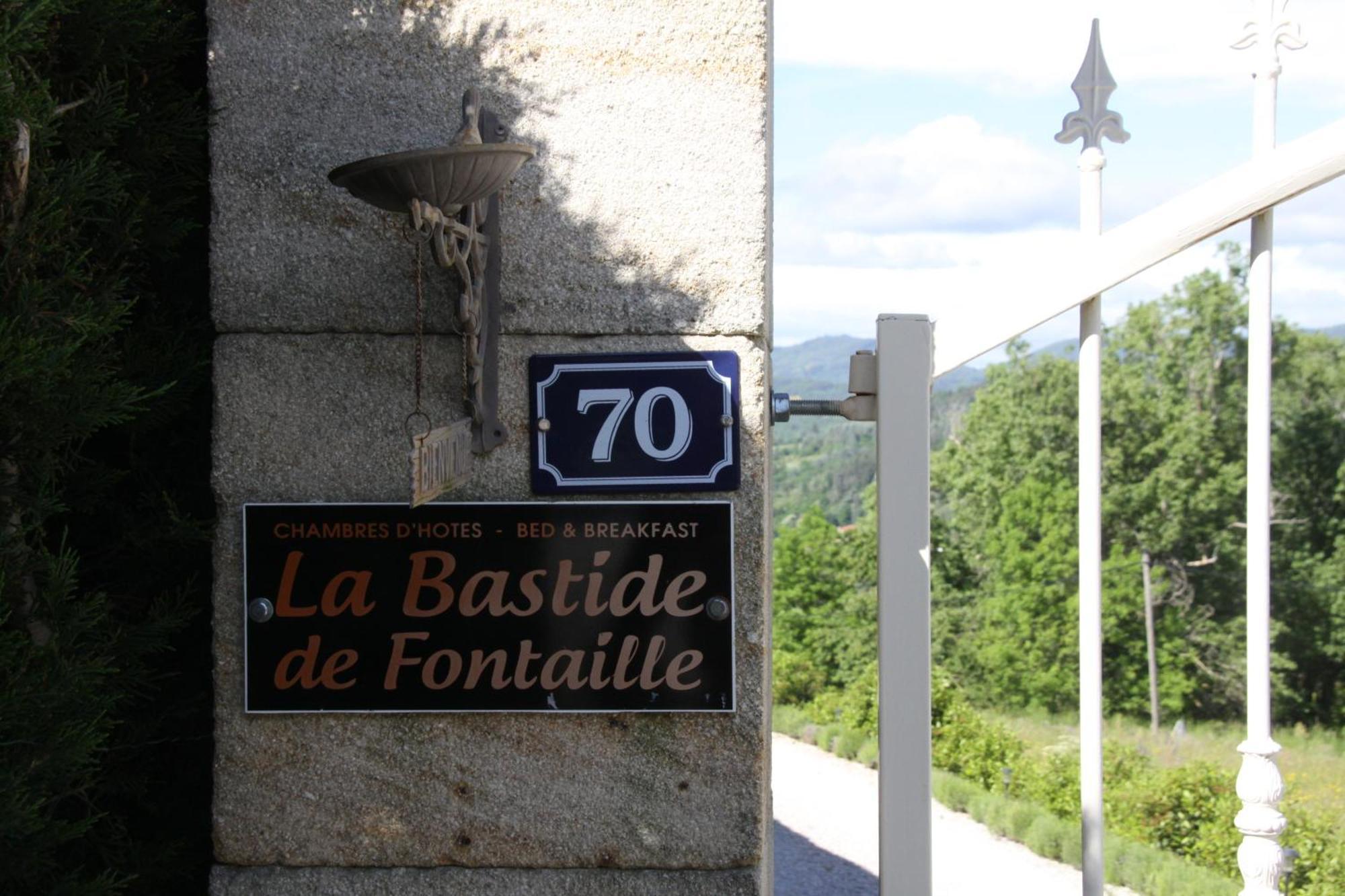 Bed and Breakfast La Bastide De Fontaille Saint-Félicien Esterno foto